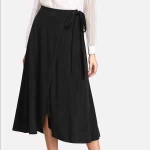 Black Wrap Skirt